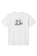 Beleri London white T-shirt with cartoon animal graphic on front