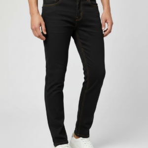 Men Jet Black Jeans