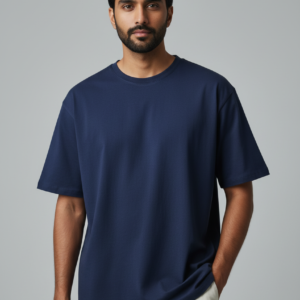Navy Blue Oversize T-Shirt