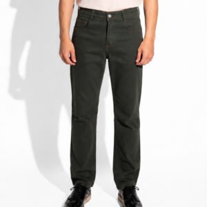 Men Olive Jeans