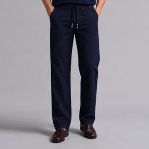 Navy Blue Denim Trouser
