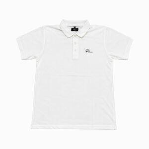 White Polo Button T-Shirt